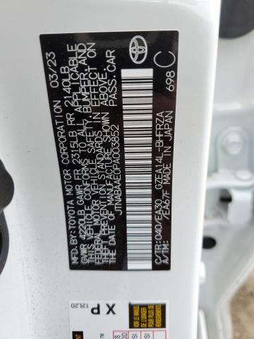 2023 TOYOTA GR COROLLA - JTNABAAE0PA003852