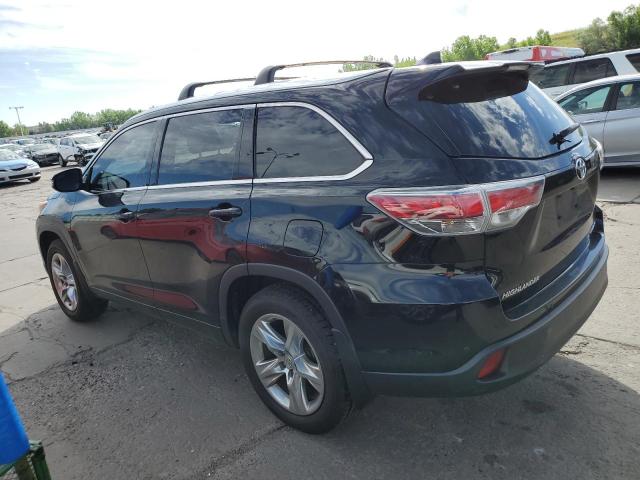 VIN 5TDDKRFH1ES005869 2014 Toyota Highlander, Limited no.2