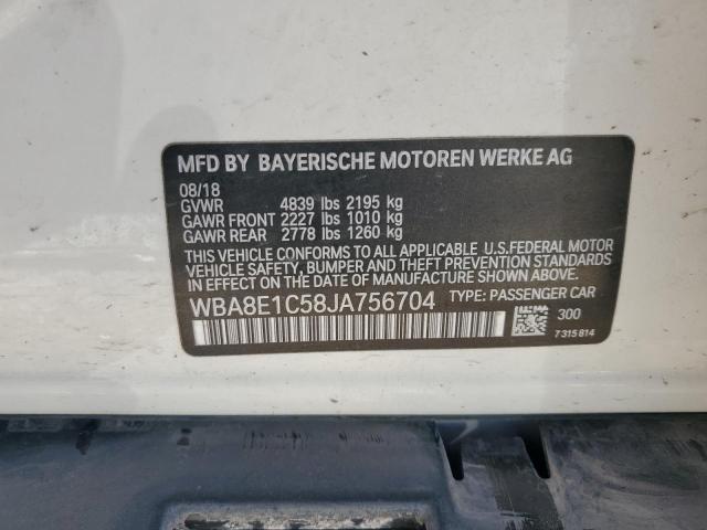 2018 BMW 330E - WBA8E1C58JA756704