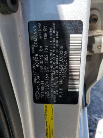 KMHCT5AE4FU200386 Hyundai ACCENT GS
