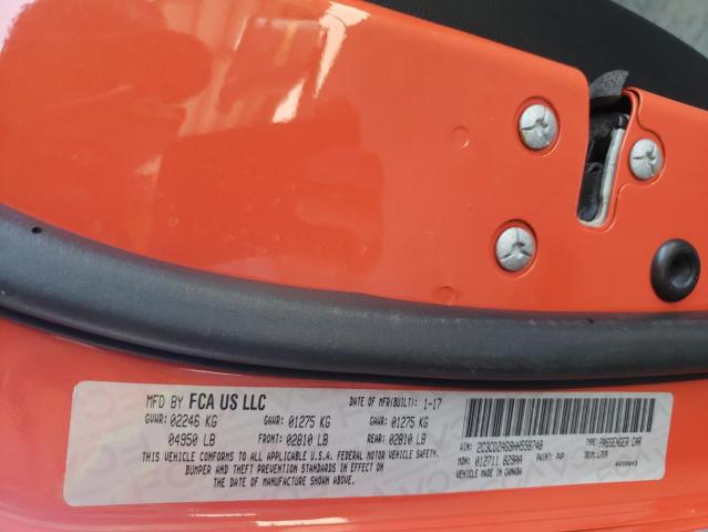 2C3CDZAG9HH558748 Dodge Challenger Sxt