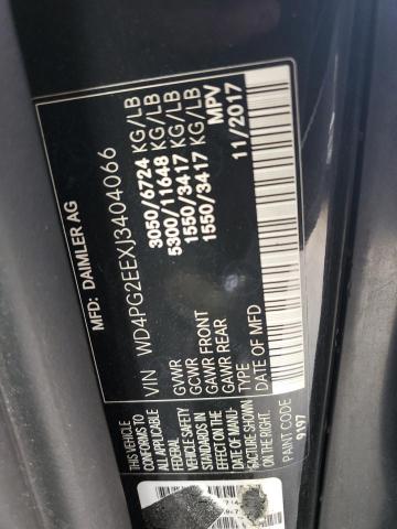 Lot #2100591095 2018 MERCEDES-BENZ METRIS salvage car