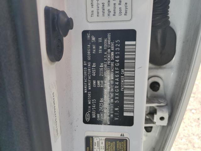 5XXGR4A6XFG461325 KIA OPTIMA SX