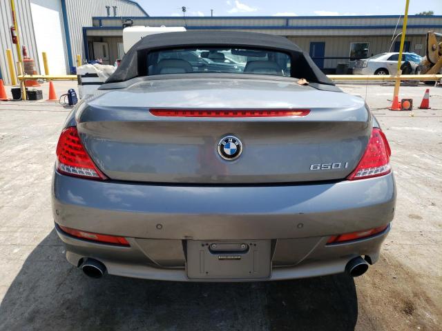 VIN: WBAEB53558CX62980 Auction: COPART Lot: 58624673 Location: TN - NASHVILLE WBAEB53558CX62980 BMW 6 SERIES 2008 GRAY Photo 6