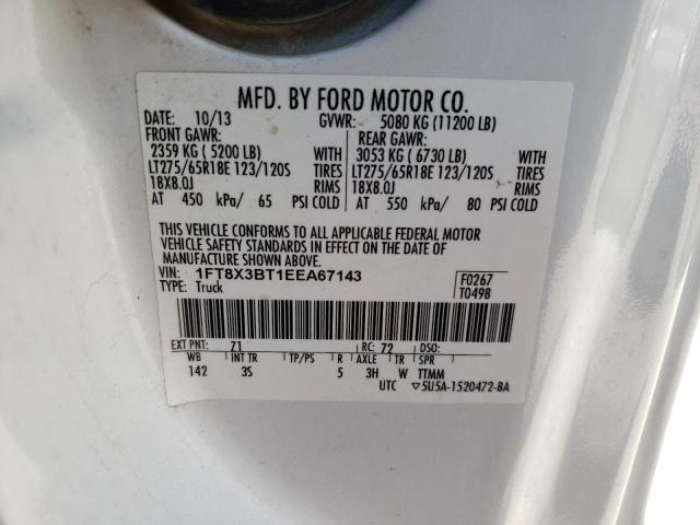1FT8X3BT1EEA67143 Ford F350 Super Duty