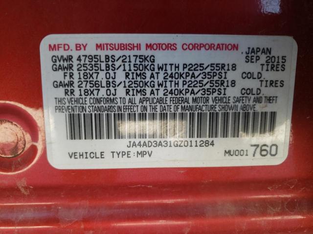 JA4AD3A31GZ011284 Mitsubishi Outlander Se
