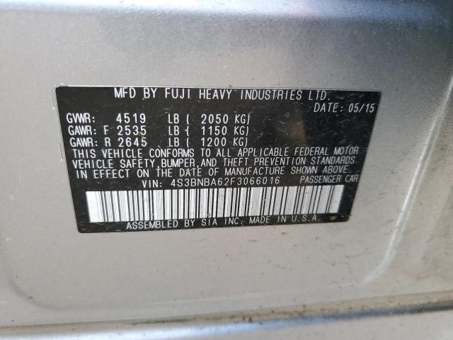 2015 SUBARU LEGACY 4S3BNBA62F3066016