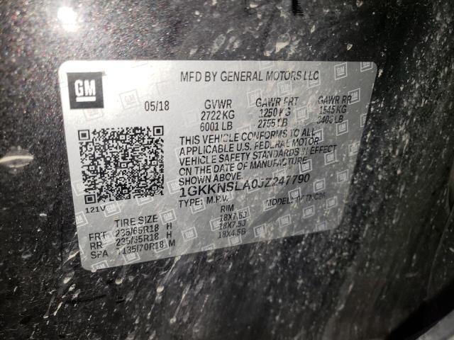 2018 GMC ACADIA 1GKKNSLA0JZ247790