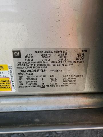 5GAKVBKD3EJ370531 Buick Enclave