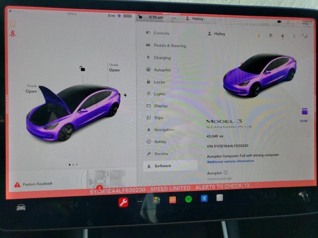 5YJ3E1EA4LF630230 Tesla MODEL 3