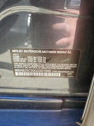 WBA8Z5C50GG501000 BMW 328 Xigt Sulev