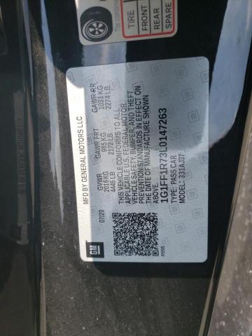 2020 CHEVROLET CAMARO LZ - 1G1FF1R73L0147263