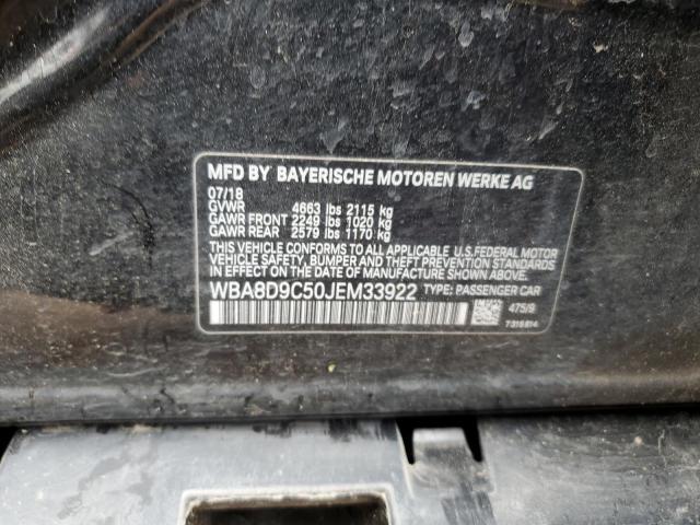 WBA8D9C50JEM33922 BMW 330 XI