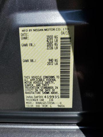 1N4AL3AP3FC419935 Nissan ALTIMA 2.5