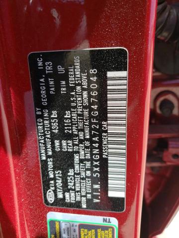 5XXGN4A72FG476048 KIA OPTIMA EX