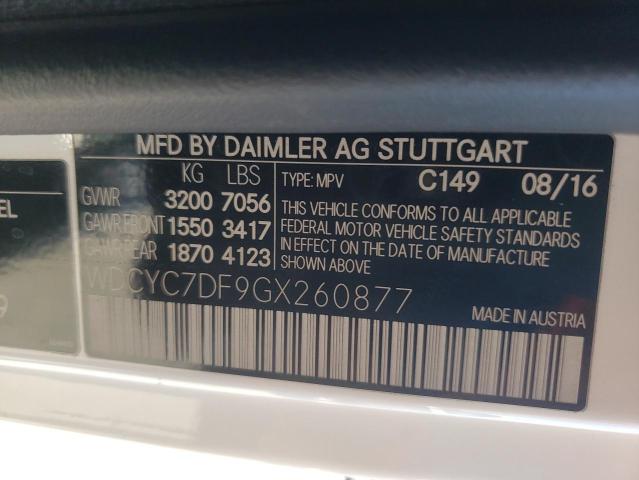 WDCYC7DF9GX260877 Mercedes-Benz G 63 AMG