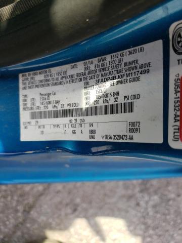 2015 FORD FIESTA 3FADP4BJ0FM117499