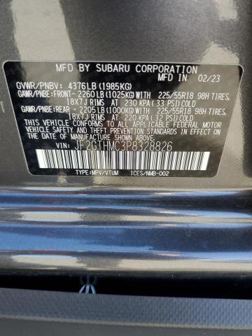 JF2GTHMC3P8328826 Subaru Crosstrek Limited