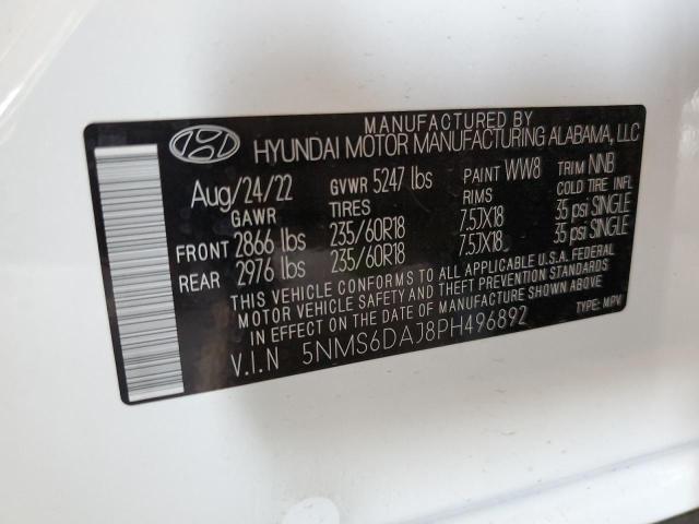 2023 HYUNDAI SANTA FE X - 5NMS6DAJ8PH496892