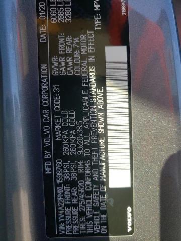 2020 VOLVO XC90 T6 R- - YV4A22PMXL1598760