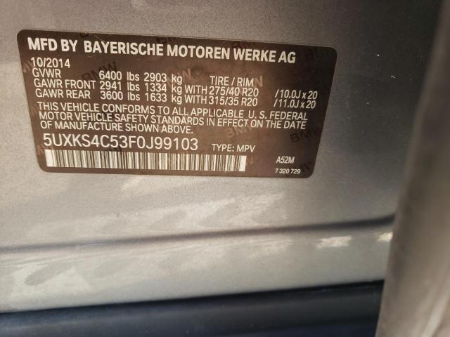 5UXKS4C53F0J99103 2015 BMW X5, photo no. 14