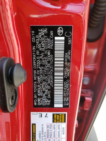 JTDKARFP0K3115259 Toyota PRIUS PRIME