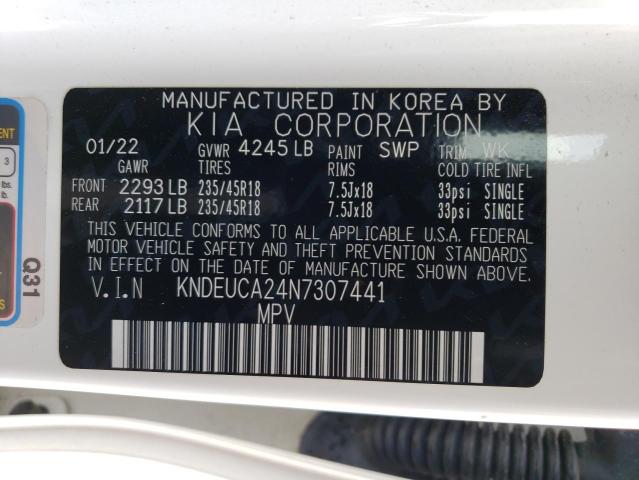 2022 KIA SELTOS NIG KNDEUCA24N7307441