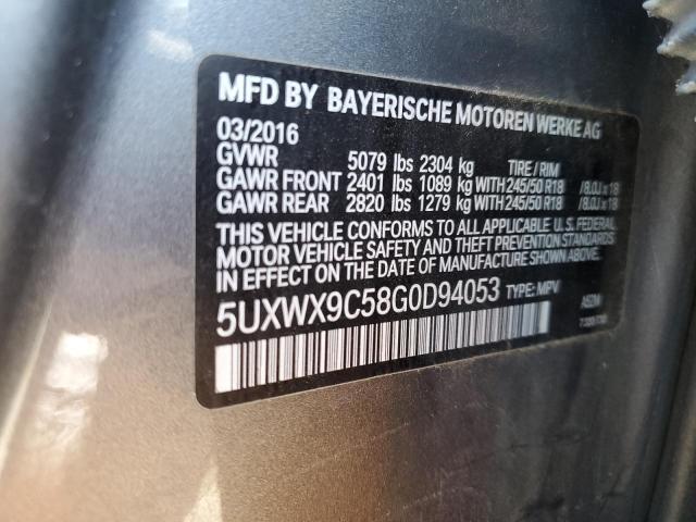 5UXWX9C58G0D94053 BMW X3 Xdrive28i