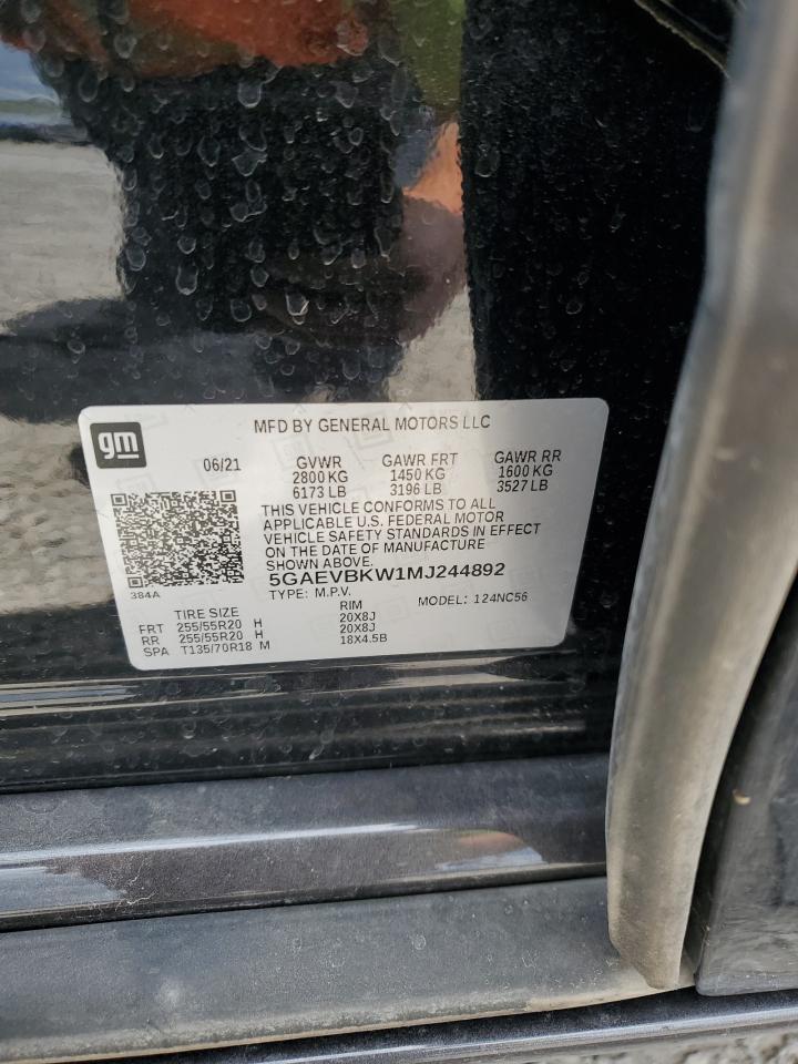 5GAEVBKW1MJ244892 2021 Buick Enclave Premium