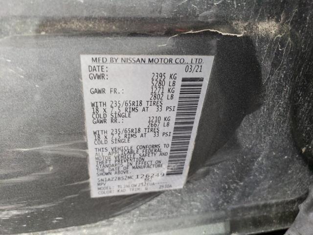 2021 NISSAN MURANO SV - 5N1AZ2BS2MC126249