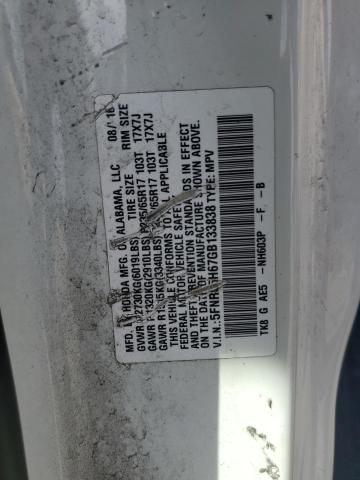 VIN 5FNRL5H67GB133838 2016 Honda Odyssey, Exl no.13