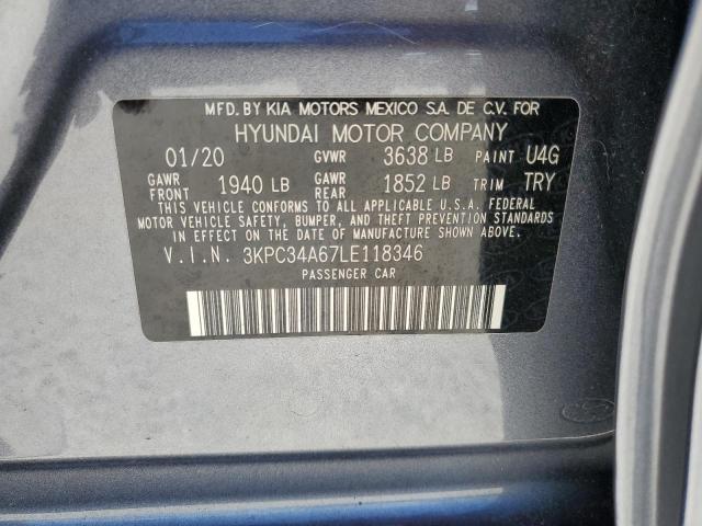 2020 HYUNDAI ACCENT LIM - 3KPC34A67LE118346
