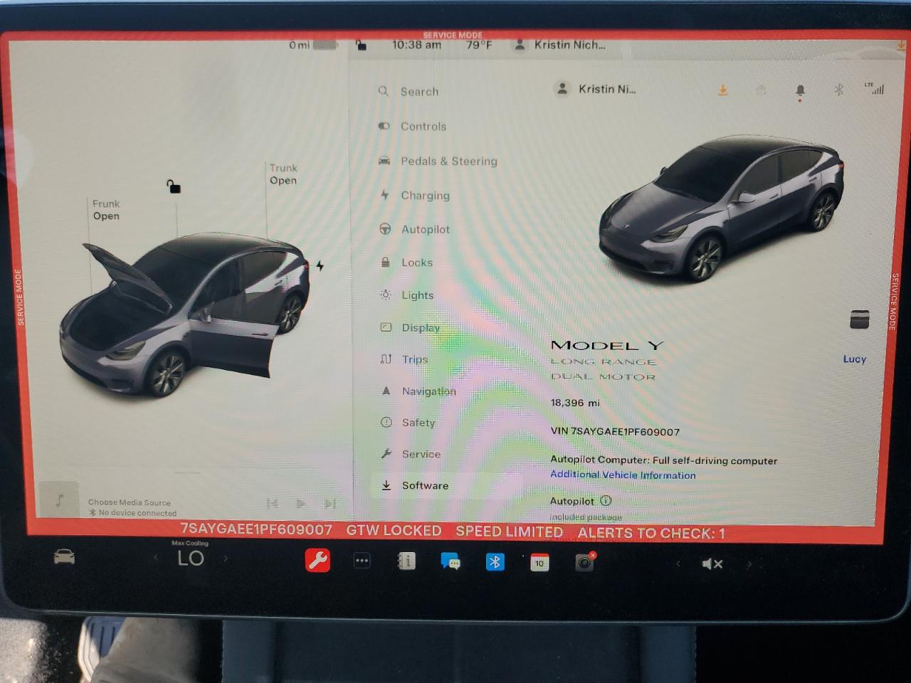 7SAYGAEE1PF609007 2023 Tesla Model Y