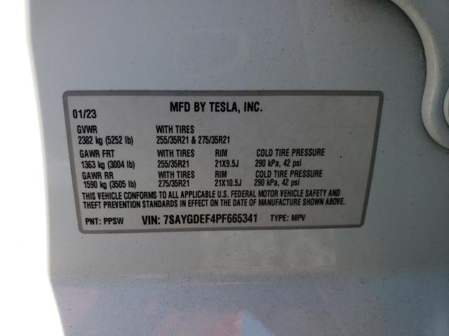 7SAYGDEF4PF665341 Tesla Model Y  13