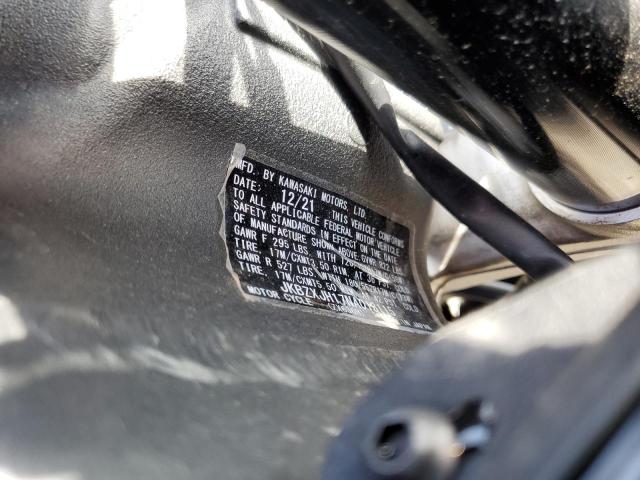 2022 KAWASAKI ZX636 K - JKBZXJH17NA013115