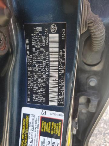 VIN 4T1BF1FKXDU214476 2013 Toyota Camry, L no.12