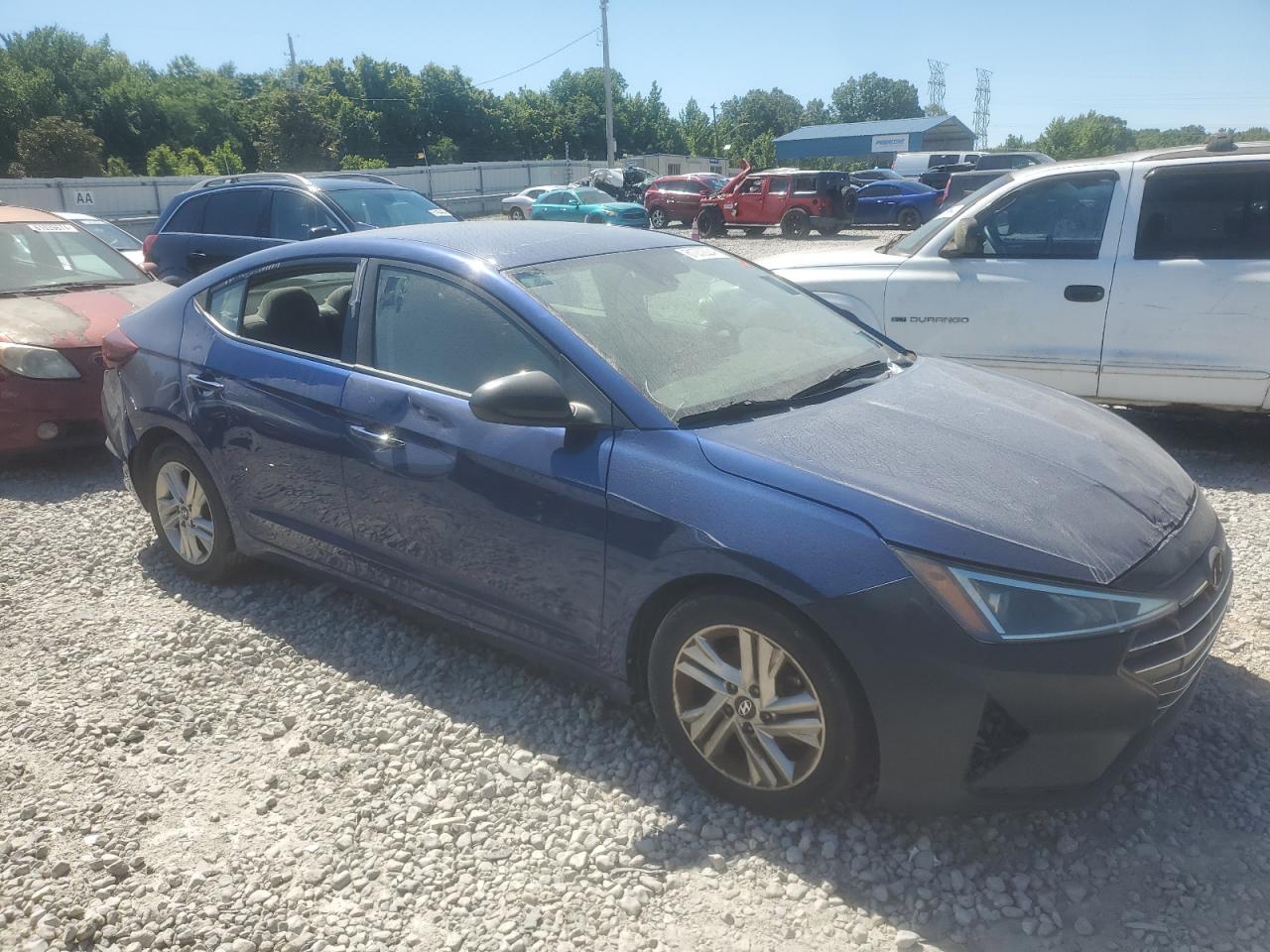 2019 Hyundai Elantra Sel vin: 5NPD84LF6KH413791