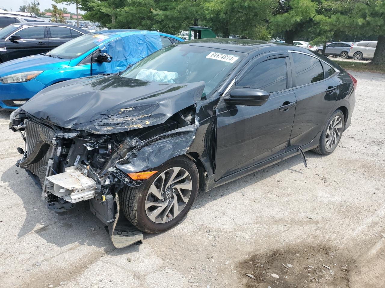 Lot #2828633152 2016 HONDA CIVIC EX