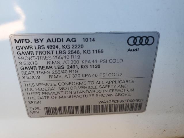 2015 AUDI Q3 PRESTIG - WA1GFCFSXFR004921