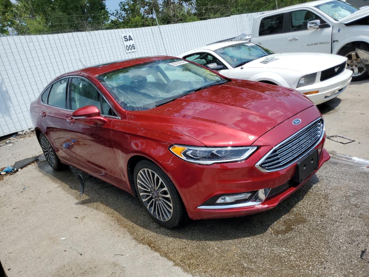 Lot #2977124204 2017 FORD FUSION SE