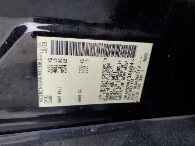 2020 NISSAN MAXIMA SL - 1N4AA6DV4LC366045