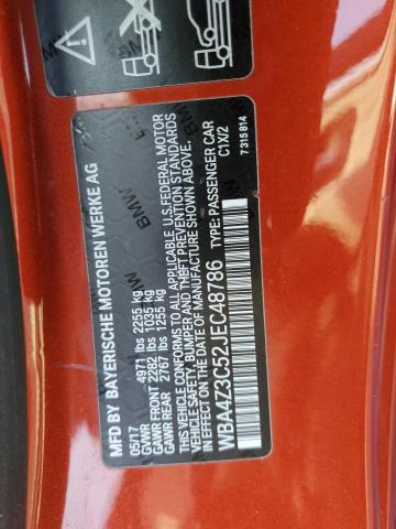 VIN WBA4Z3C52JEC48786 2018 BMW 4 Series, 430XI no.12