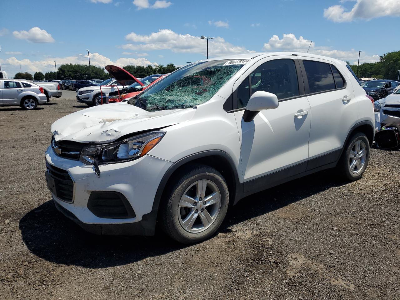 2021 Chevrolet Trax Ls vin: KL7CJKSB4MB301141