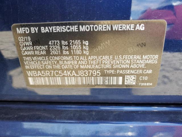 2019 BMW 330XI - WBA5R7C54KAJ83795