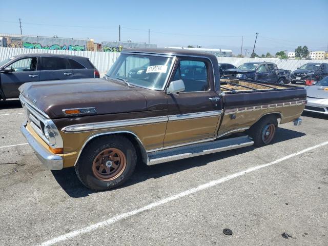 FORD F100 1971 brown   000000F10HRL21287 photo #1