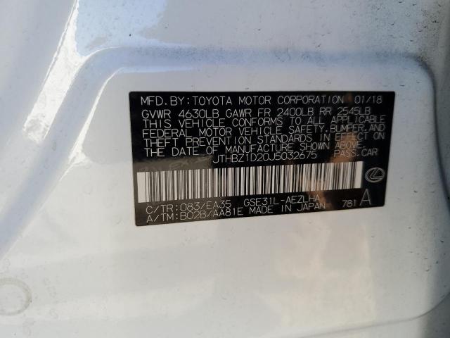 2018 Lexus Is 350 VIN: JTHBZ1D20J5032675 Lot: 61947284