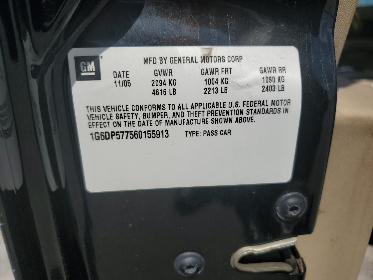 1G6DP577560155913 2006 Cadillac Cts Hi Feature V6