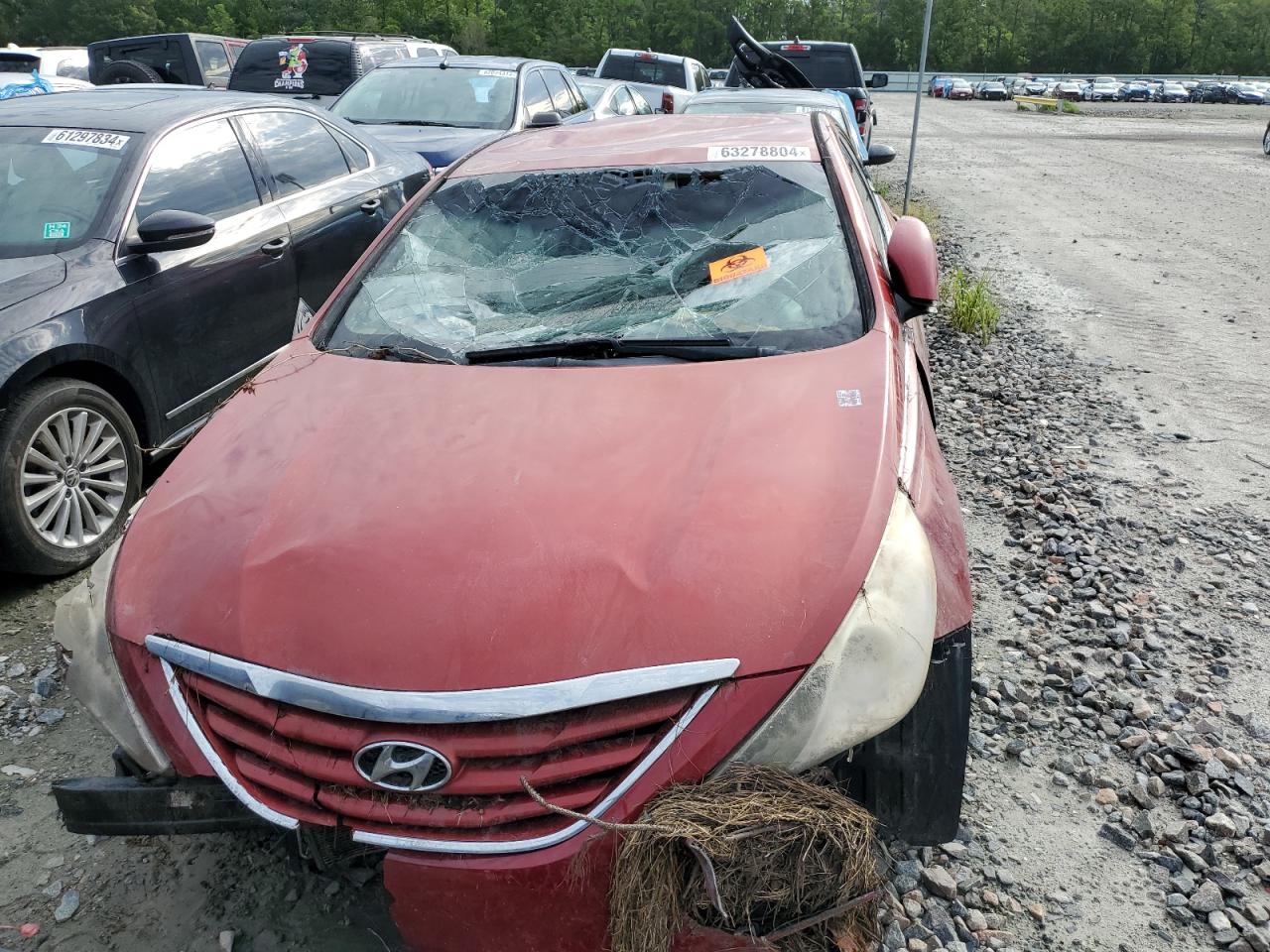 Lot #2698833627 2013 HYUNDAI SONATA GLS