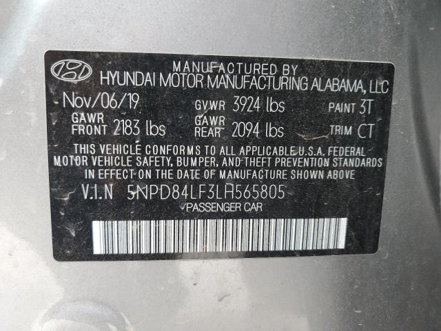 2020 HYUNDAI ELANTRA SE - 5NPD84LF3LH565805