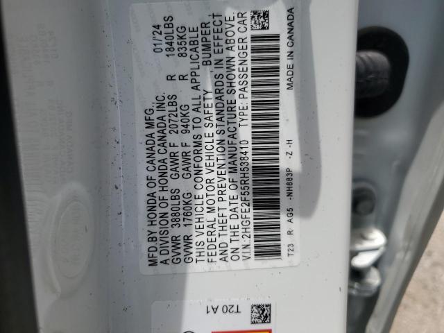 2024 HONDA CIVIC SPOR - 2HGFE2F55RH538410